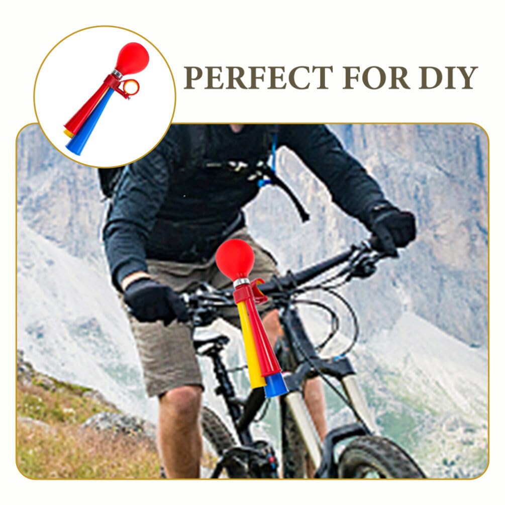 Toddmomy Bicycle Air Horn Handheld Adjustable Squeeze Horn for Bikes Loud Kids Bike Bells Sign Holder Handlebar Accessories 8.66X3.14X1.77In