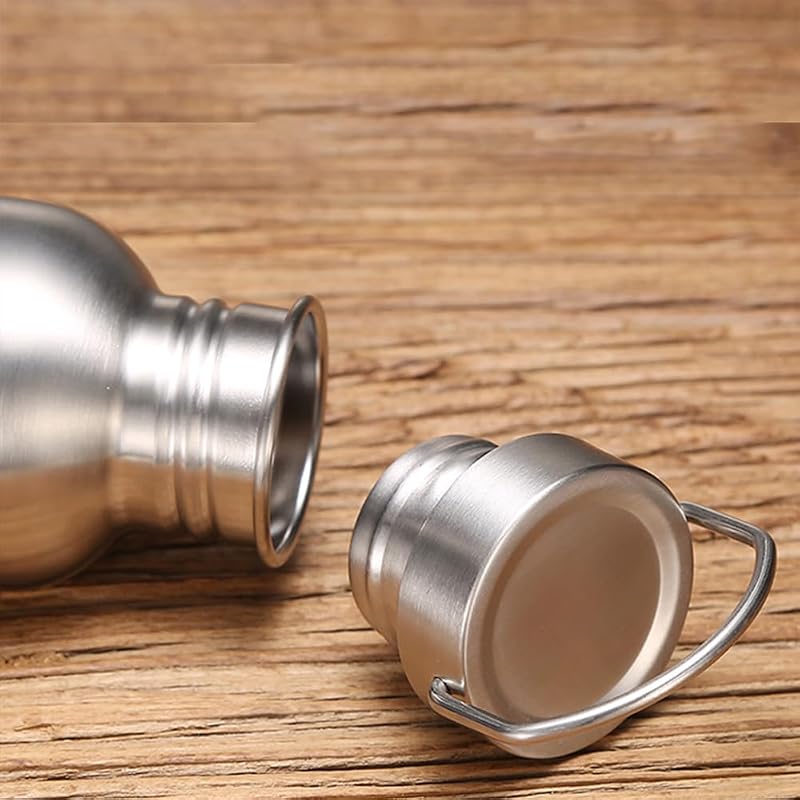 51 Ounces Stainless Steel Water Bottle - Single Wall Kettle Cup with Handle, Leak-Proof, Large Capacity