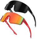 SEKKAF Youth Baseball Sunglasses for Boys Girls Age 6-12 Softball Cycling Sports Sunglasses for Kids Lightweight Frame