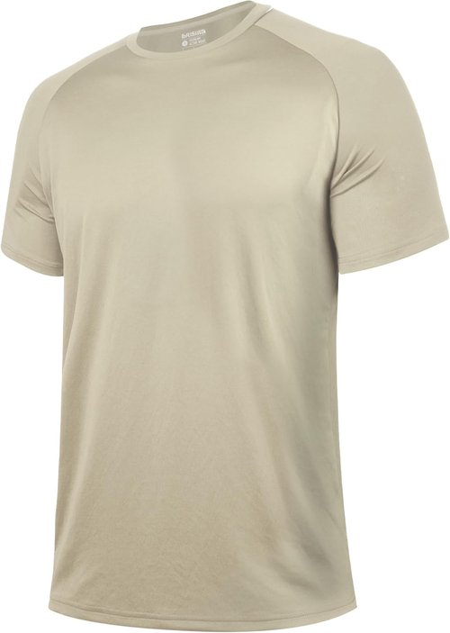 BRISIRA Coolmax Cooling Workout Shirts - Quick Dry Moisture-Wicking Athletic Tees for Men | Short Sleeve