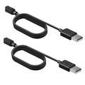 Compatible with OOAVR Glasses Charger, Magnetic Replacement Charger Compatible for OOAVR Smart Audio Glasses (2 Pack-Black+Black)