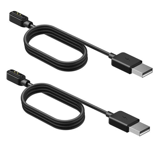 Compatible with OOAVR Glasses Charger, Magnetic Replacement Charger Compatible for OOAVR Smart Audio Glasses (2 Pack-Black+Black)