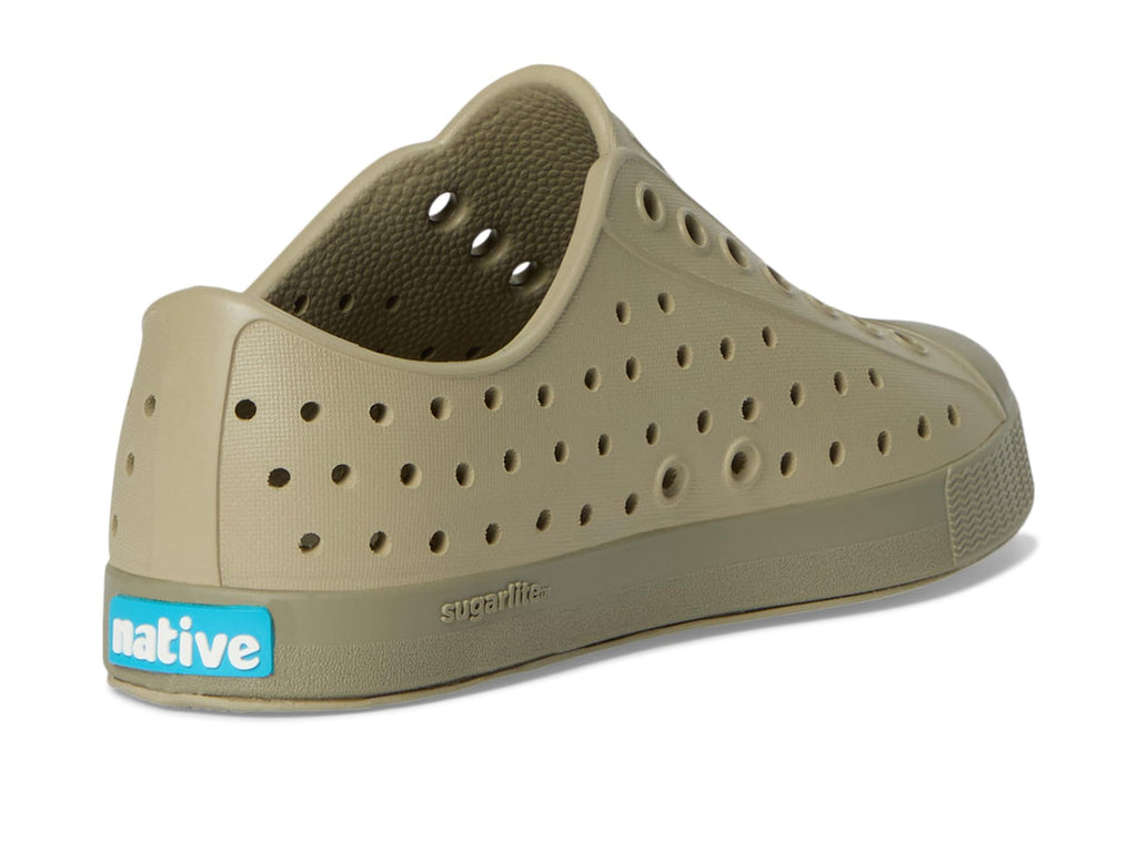 Native Shoes Unisex-Kids Jefferson Sneakers, Elm Green/Vetiver Grey, 4 Big Kid