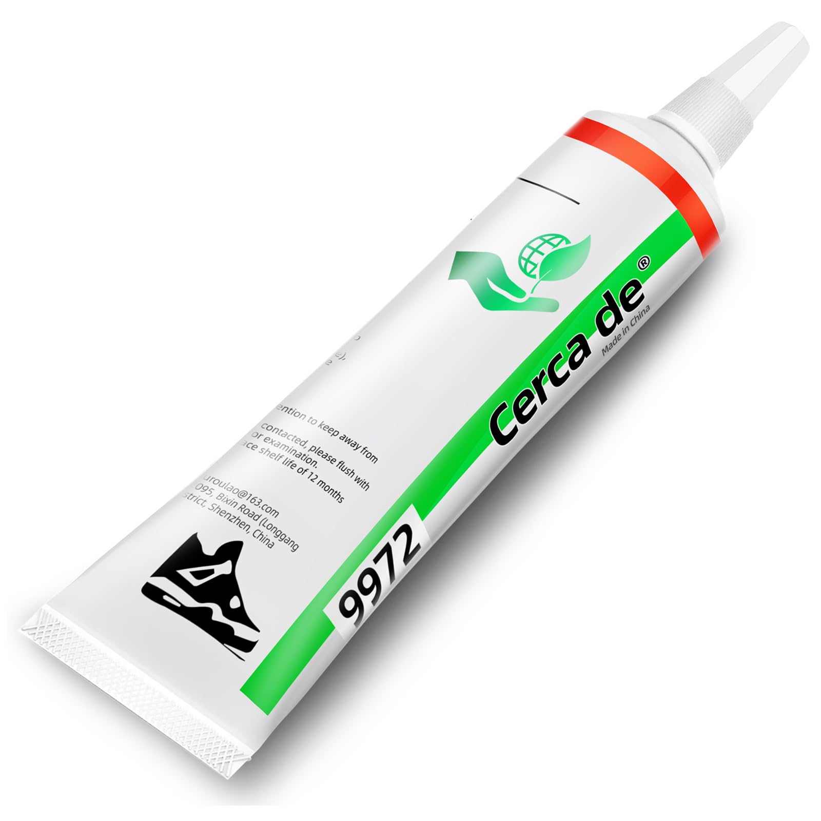 Cerca de Shoe Glue Heavy Duty，Shoe Sole Repair Adhesive，Clear, Waterproof, high Strength, Strong Shoe Glue for Sneakers, Leather Shoes, Hiking Shoes, Boots, Sandals, 2oz.