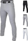 Easton Rival+ Baseball Pants - Full Length Semi-Relaxed Fit for Youth | Available in Multiple Colors