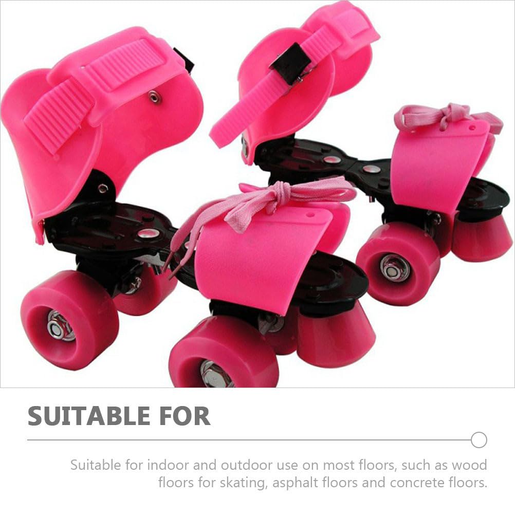 Veemoon 1 Pair Roller Skate Stoppers, Roller Skate Parts Skates Toe Stoppers Skates Brake Toe Stops Replacement Accessories