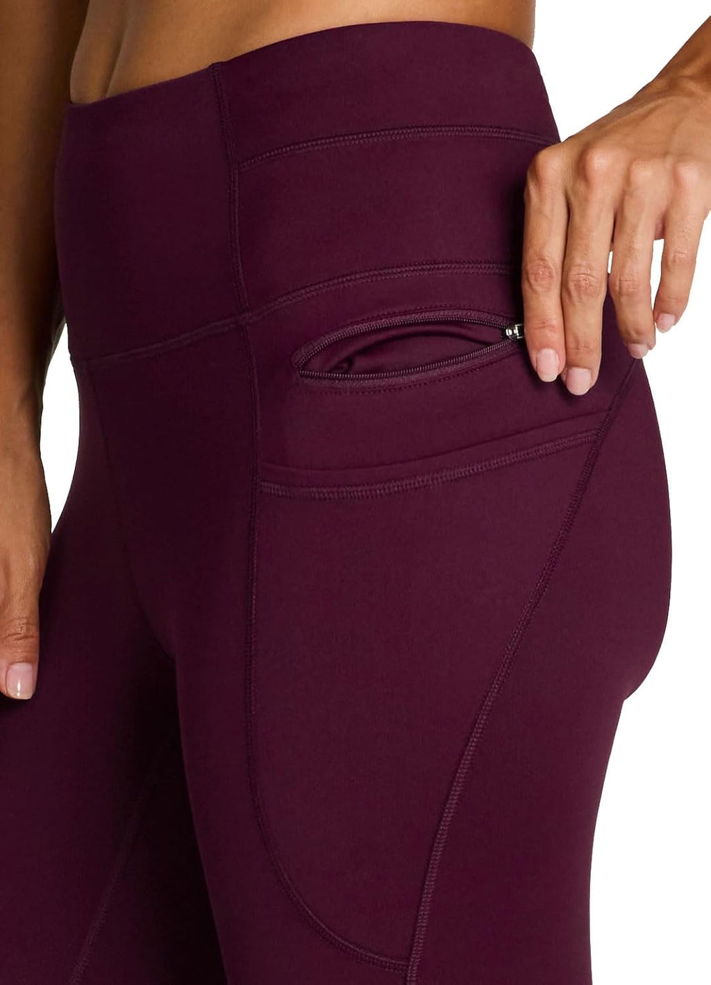 RBX Fleece-Lined Leggings for Women Yoga Pants with Pockets Gym Pants for Cold Weather Full-Length Leggings for Running Yoga