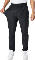 Ultra Performance Men's Athletic Jogger Pants - Stretch Nylon Gym Pants with Pockets for Active Workouts