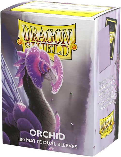 Dragon Shield | Premium TCG Sleeves - Smooth & Tough | Orchid & Eucalyptus | 2X 100 CT - Compatible with Pokémon, Flesh & Blood, One Piece & Magic The Gathering