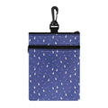 Rchsomd Blue Golf Theme Print Polyester Golf Accessory Bag Durable Golf Tees Holder Pouch for Men and Women with Zippered Pocket Portable Golf Tee Pouch