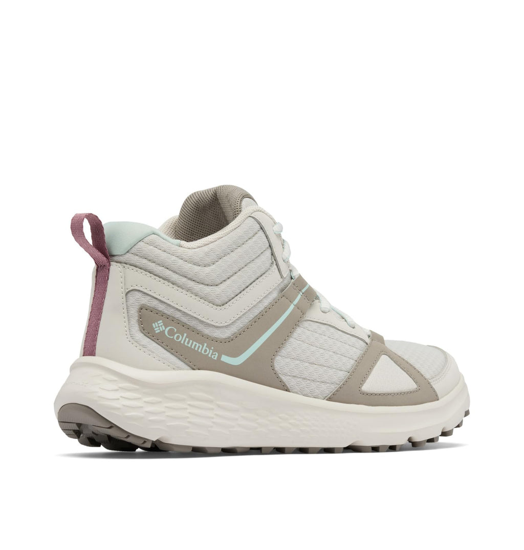Columbia Womens Novo Trail Mid, Cloud Grey/Cool Green, 8