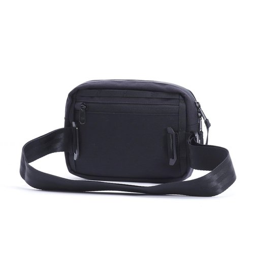 Chrome Industries Barrage Sling Bag – Crossbody Backpack for Women and Men w/Quick Release Buckle – 2L, Black X