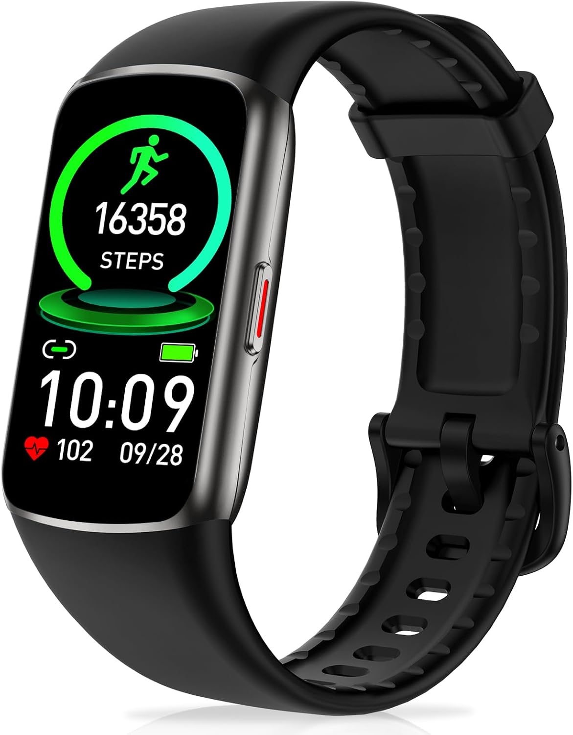 Skiennix Fitness Tracker - 24/7 Heart Rate & Blood Oxygen Monitor | IP68 Waterproof, 123 Sports Modes