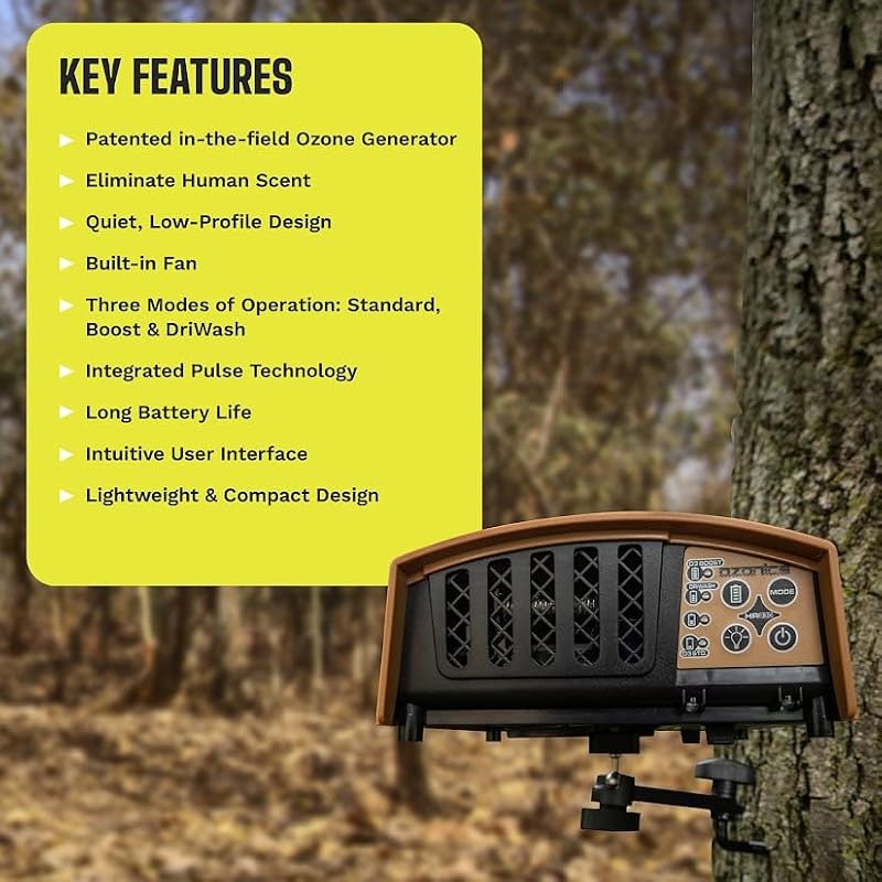 Ozonics HR-230 Scent Eliminator for Hunting | Ozone Generator & Odor Control