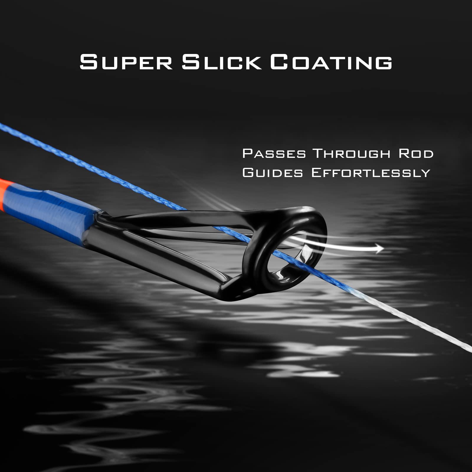 KastKing Superpower Braided Fishing Line, Blue Camo, 40 LB, 500+47 Yds