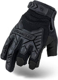 Ironclad Tactical Gloves - Impact Trigger Design | TAA Compliant for Military & Law Enforcement | Machine Washable, Black, Size Medium
