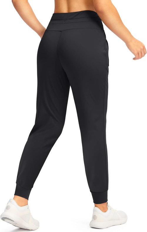 G GRADUAL Women's Joggers - High Waisted Athletic Pants with Zipper Pockets | Tapered Lounge Sweatpants