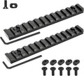Picatinny Rail Adapter by [Brand Name] - 13 Slot Aluminum Accessory Set with T-Nuts & Screws | 5.31” Black