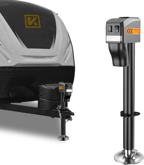 KYX Electric Trailer Jack - 7500LB A-Frame Tongue Jack | Waterproof 9.84"-33.85" for RVs & Trailers