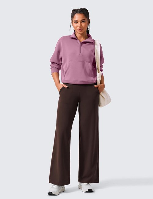 CRZ YOGA Wide Leg Pants - High Waisted, Buttery Soft with Pockets | Available in 29"/31"/33" Sizes
