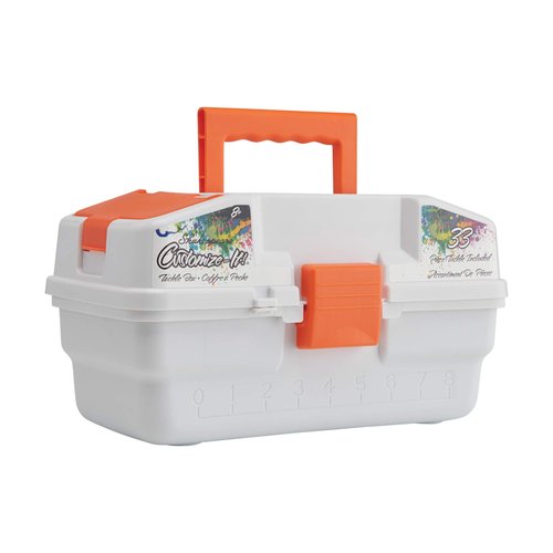 Shakespeare Customize-It Tackle Box, Kids Tackle Box with Tackle Included