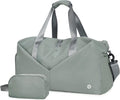 Ceneda 20" Gym Bag - Lightweight Waterproof Duffel with Wet Pocket & Shoe Compartment | Dark Grey