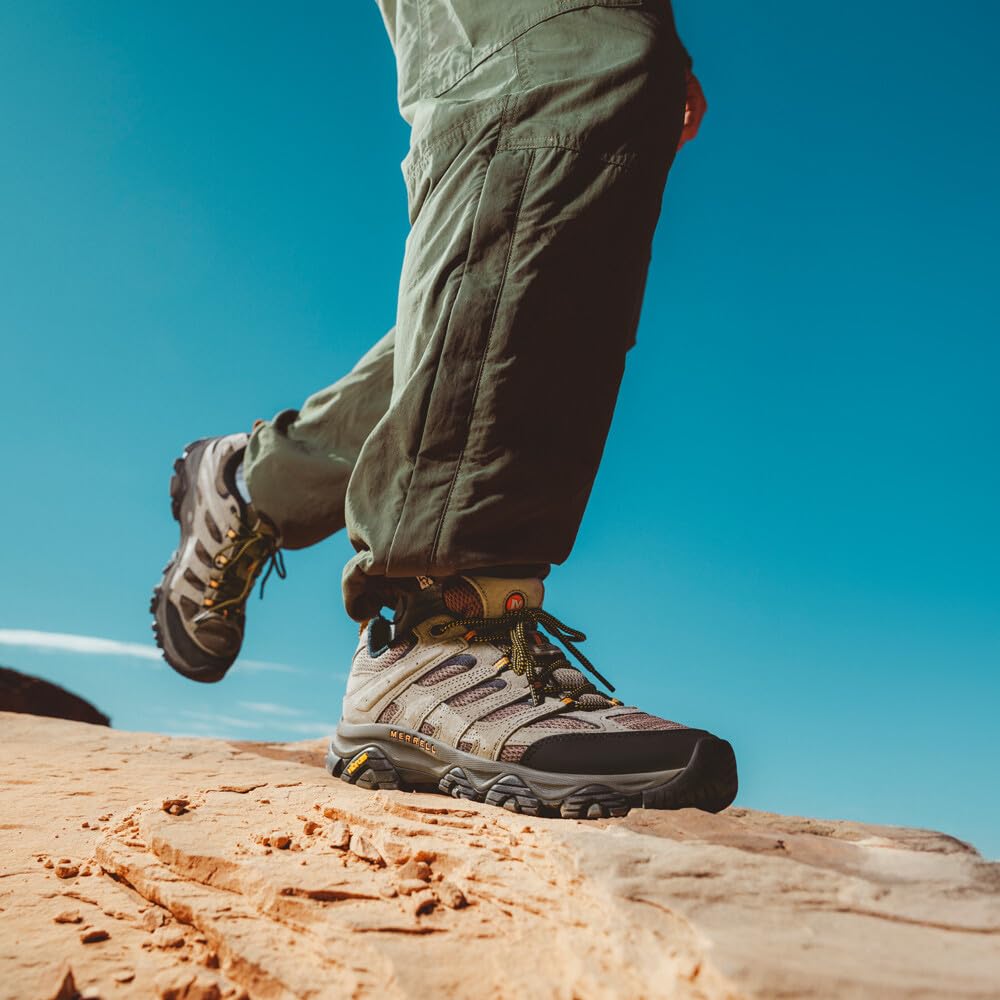 Merrell mens Moab 3 Hiking Shoe, Walnut, 9 Wide US