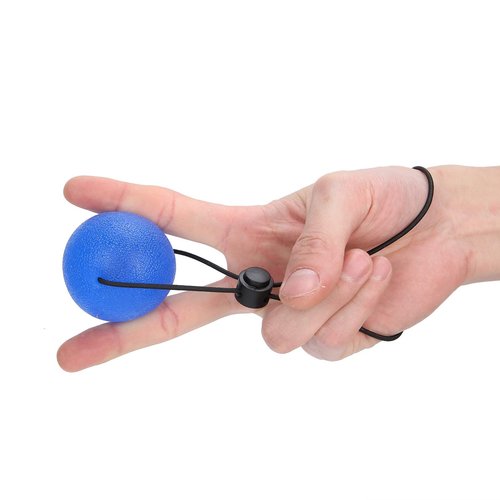3 Pieces Secure Stress Balls on a String, Climbing Ball Hand Training Device, Hand Exercise Strengthening Rehabilitation
