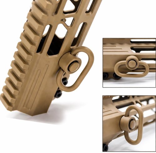 Gotical Combo - 2Pcs 5-Slot Compatible with MLOK Devices and Mount Kit-Push Button with Set of Screws and Allen Wrench (Combo of 2 - Rail & Attachment)