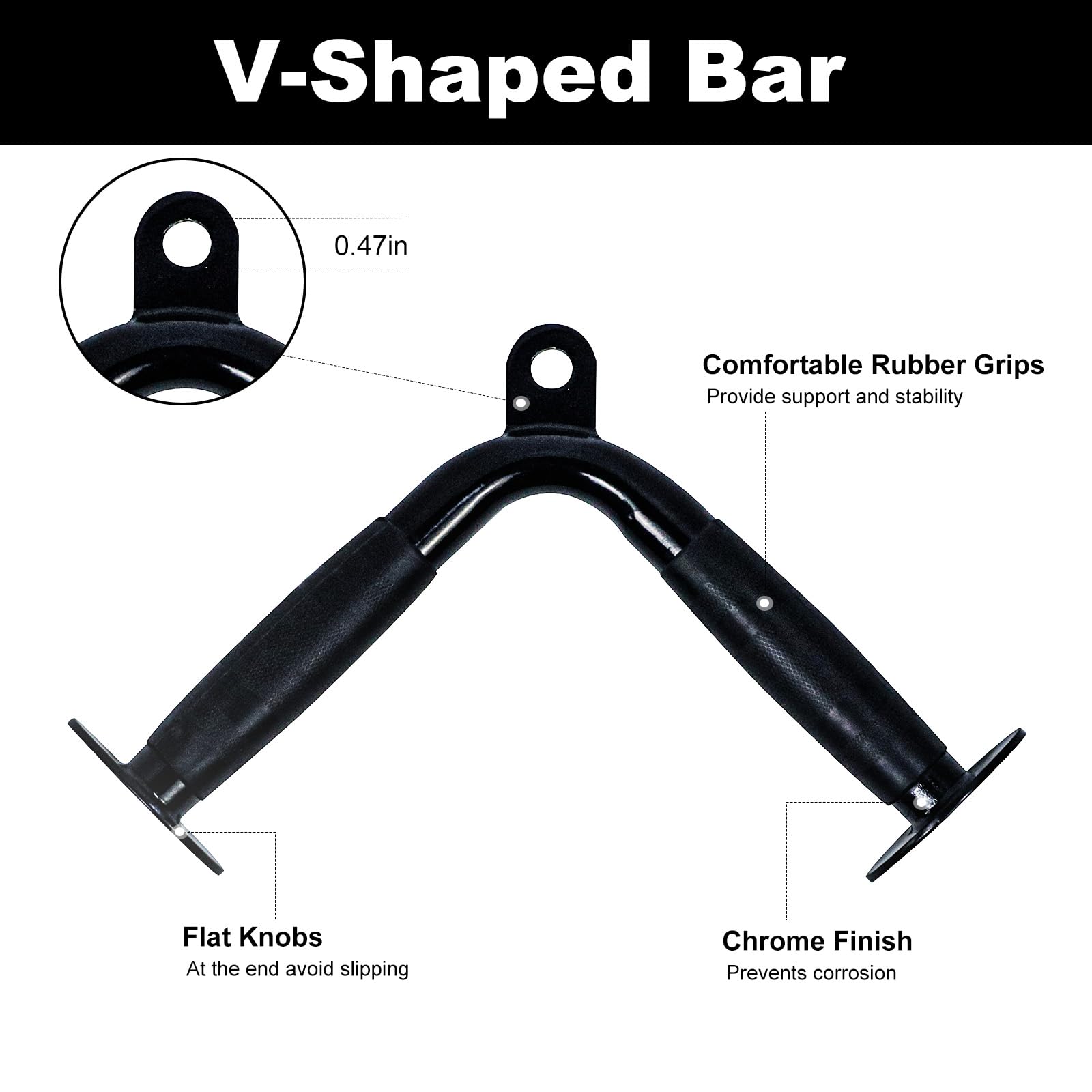 WNOEY LAT Pulldown Attachments, Cable Machine Attachment Gym Accessories, Cable Attachments for Gym, Home Gym Accessories (19PCS)