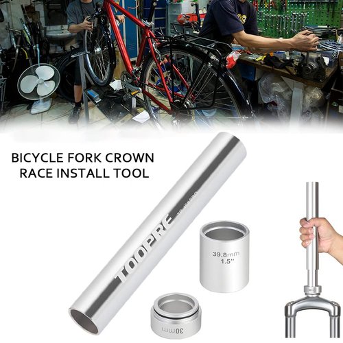 GOLDEAL Bike Front Fork Crown Race Install Tool Kit,Bicycle Front Fork Crown Race Setter, for 1-1/8"(28.6mm) Normal OD Fork,1-1/4" Non-Standard Tapered Fork,1-1/2" Standard Tapered Fork.