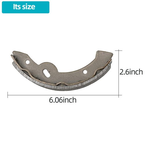 DoonMi Golf Cart Replacement Brake Shoes Set for EZGO YM Golf Cart Yellow OEM#27943G01 70794G01 70795G01