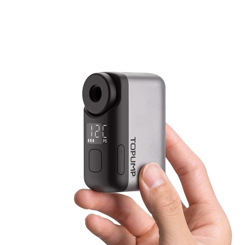 Mini Electric Bike Pump 120 PSI with Digital Gauge & Type-C Charge