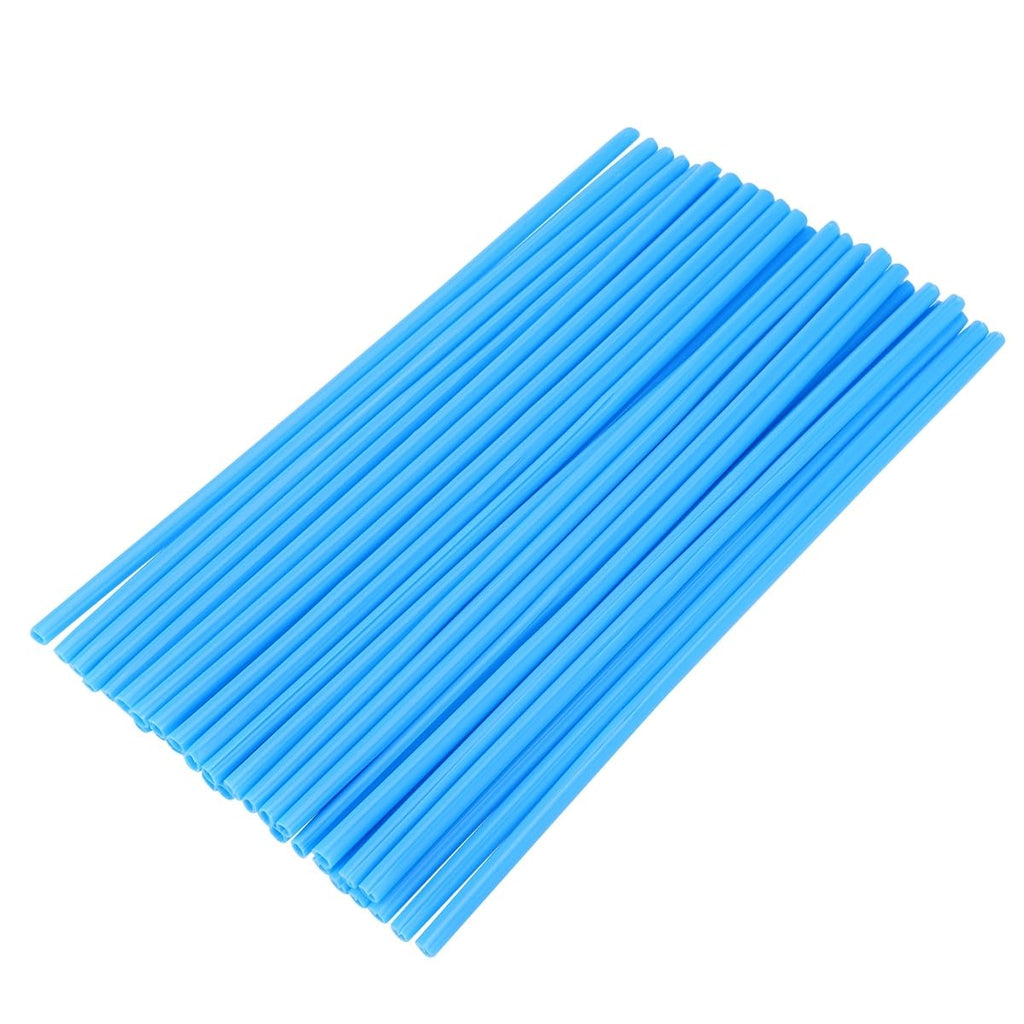 VORCOOL 75 Pcs Bike Spoke Covers, Motorcycle Motocross Dirt Bike Wheel Rim Spoke Wraps Protector Kit, Easy Install, Lightweight, Sky-Blue