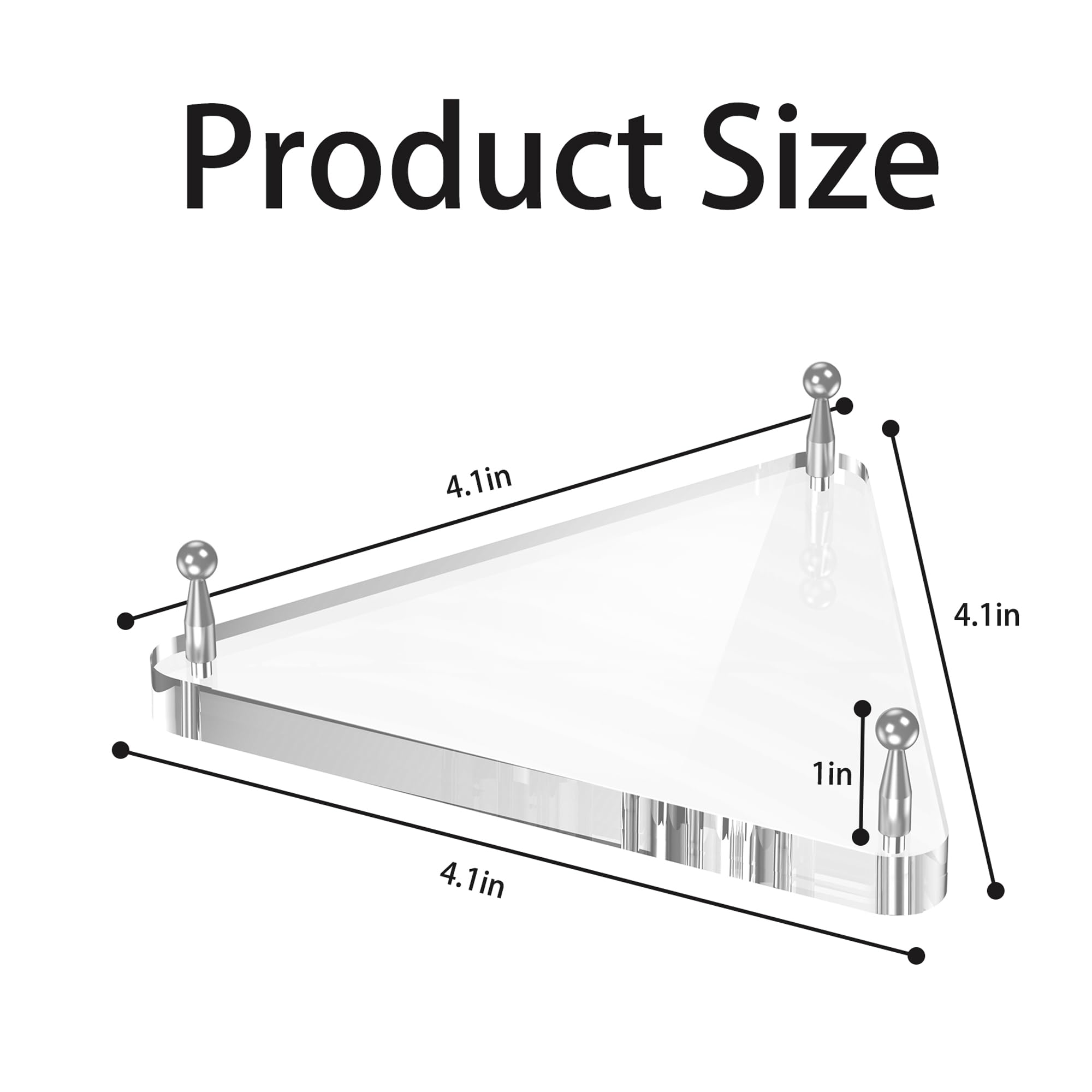 SVENJBB Clear Acrylic Basketball Holder, Display Ball Stand for Football, Soccer, Volleyball, Acrylic Ball Stand with Rubber Feet and Silver Pegs for Displaying Sports Memorabilia, 1 Pack