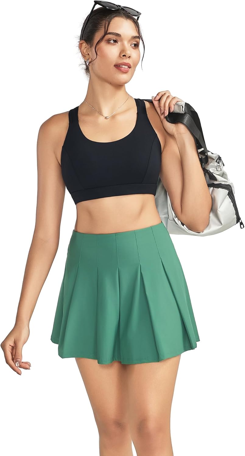 RUNNING GIRL Sports Bra - High Support Seamless Strappy Design with Removable Pads | Comfortable Fit