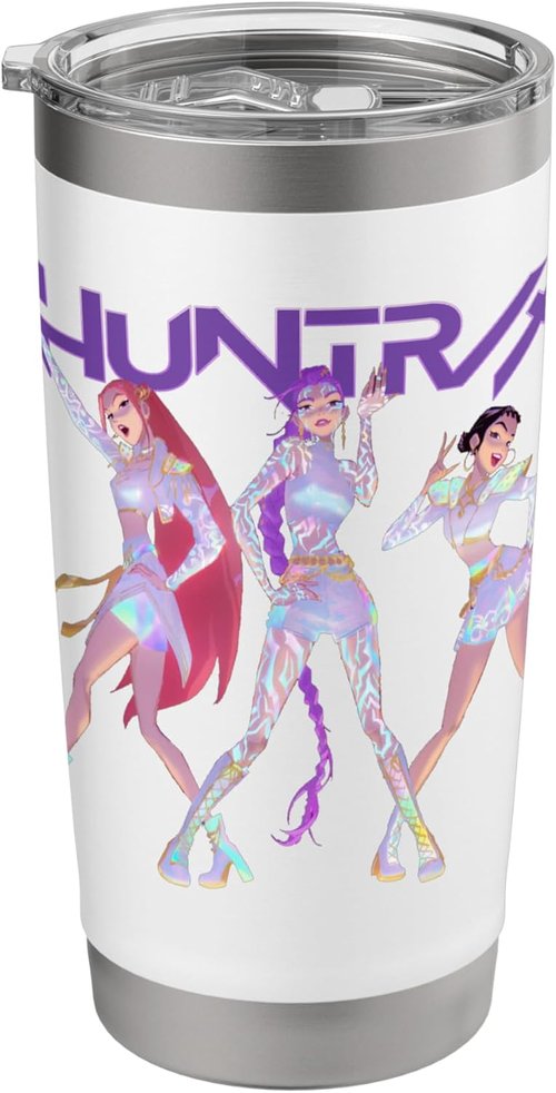 HUNTR/X KPop Demon Hunters Stainless Steel Insulated Tumbler - Officially Licensed, Durable Design