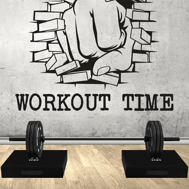 Weightlifting Drop Pad Set for Floor & Noise Protection – 2 Pack