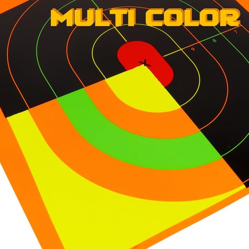 Highwild Silhouette Splatter Paper Targets - Vibrant Splash Effect - 12 x 18 Inch Size