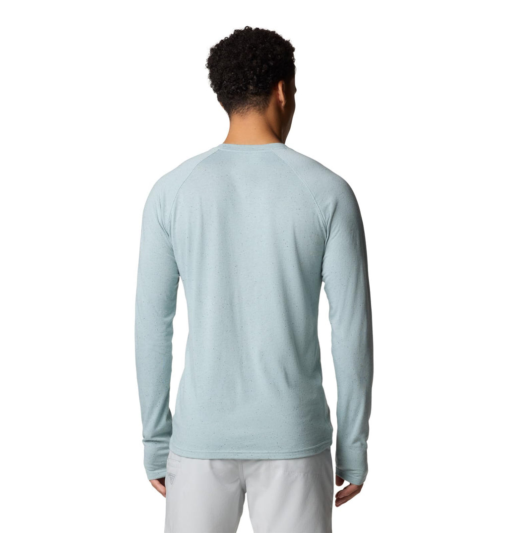 Columbia Men's PFG Uncharted Neps Long Sleeve, Crushed Blue, X-Large
