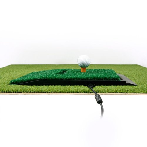 Orlimar Golf Mat for The OptiShot 2 Golf Simulators for Home (3 Foot X 5 Foot), Indoor Turf Practice Mat with Pre-Cut Hole for OptiShot2 Swing Analyzer Base