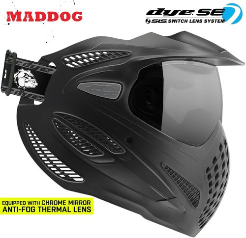 Maddog Dye SE Special Edition Paintball Mask - Replaceable Anti-Fog Dual-Pane Lens | Adjustable Full-Face Protection