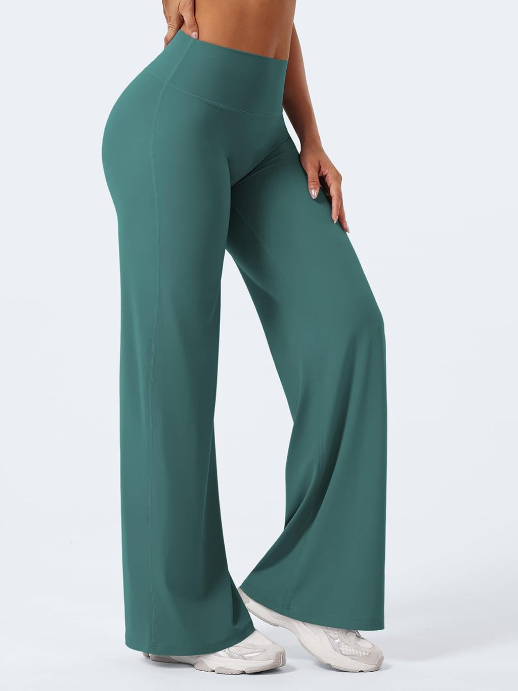 YEOREO High Waist Workout Leggings - No Front Seam, Buttery Soft Fabric | Available in 29", 31.5", 33", 35" Sizes