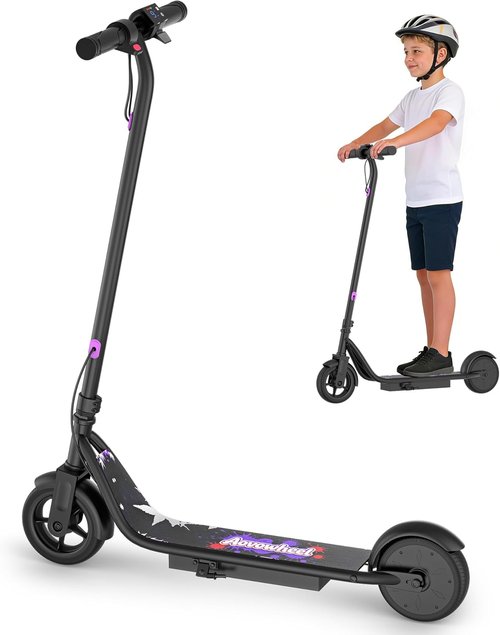 Aovowheel Electric Scooter - High-Speed Folding E-Scooter with 350W/500W Motor | 19-23 Miles Range, Dual Brakes