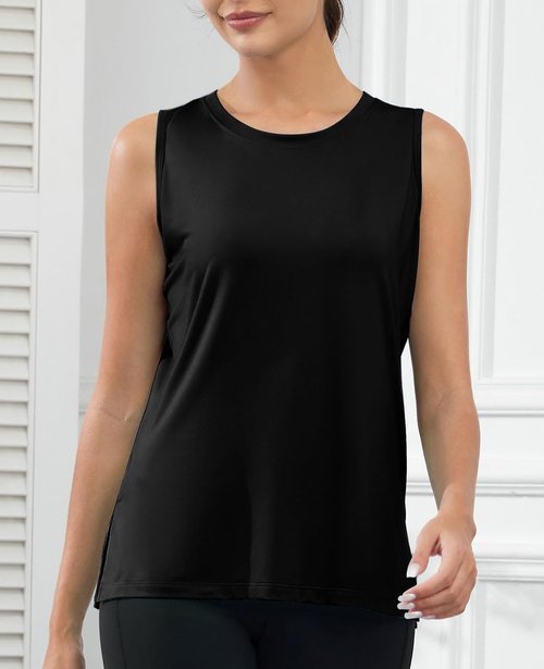 KevaMolly Workout Tank Tops - UPF50+ Breathable Sleeveless Athletic Shirts for Yoga & Running