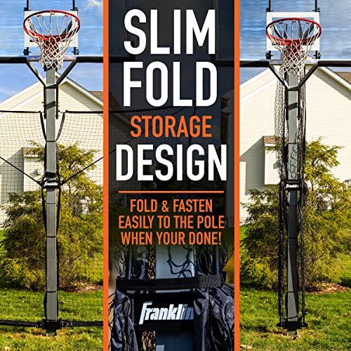 Franklin Sports 10' x 8' Basketball Pass Back Rebounder - Black