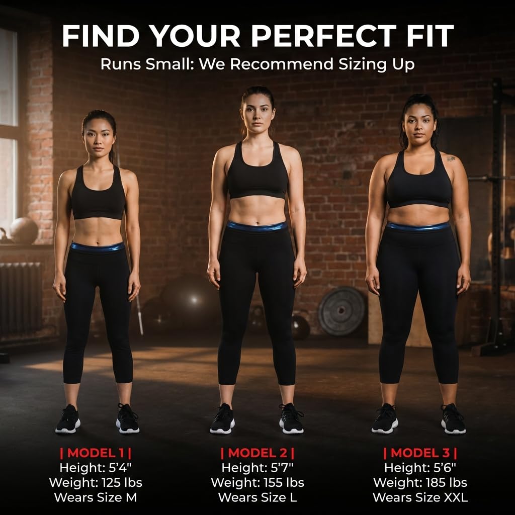 Sweat Shaper Women's Sauna Leggings Compression High Waist Yoga Pants Thermo Sweat Capris (Black, 4X-Large)