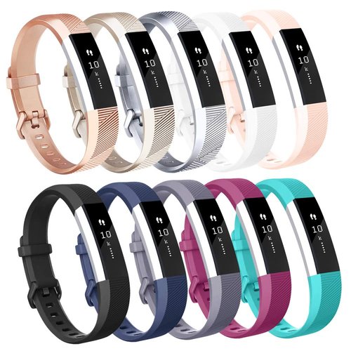 AK Replacement Bands Compatible with Fitbit Alta/Alta HR (10 Pack), Small