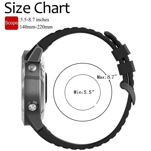 Band for Garmin Approach S60/S62/S70 47mm, Quickfit 22mm Watch Band Replacement for Garmin Forerunner 935/945/955/965/745/ Quatix 7/6/5 (No Tracker)