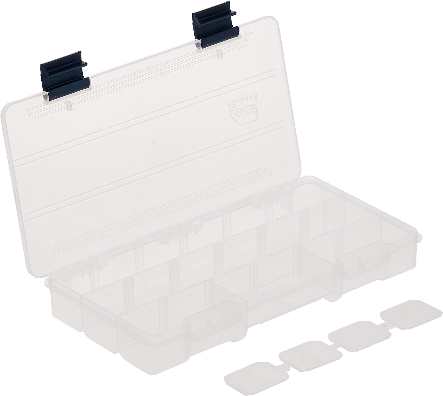 Plano Tackle Boxes - 4 Pack of 3500 Prolatch Stowaway Utility Boxes for Fishing Storage - Blue